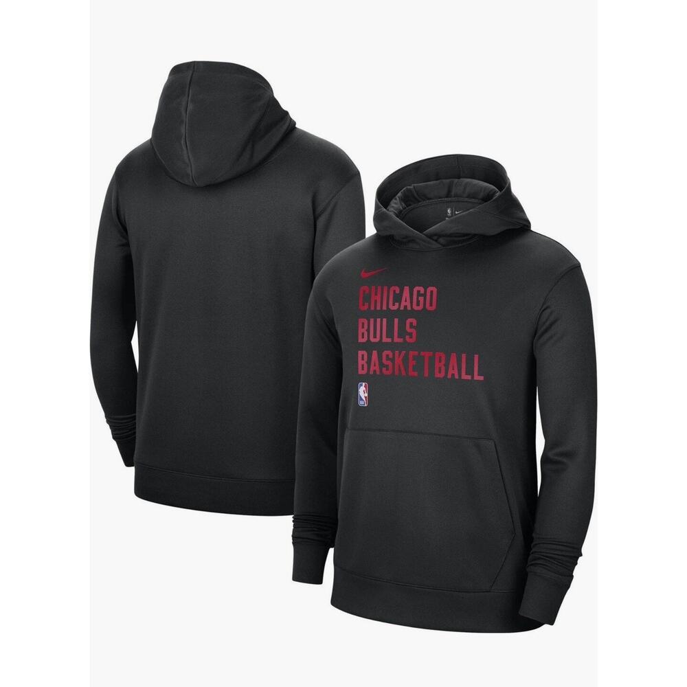 Nike Chicago Bulls Basketball Black Pullover Hoodie XL NBA Sweatshirt